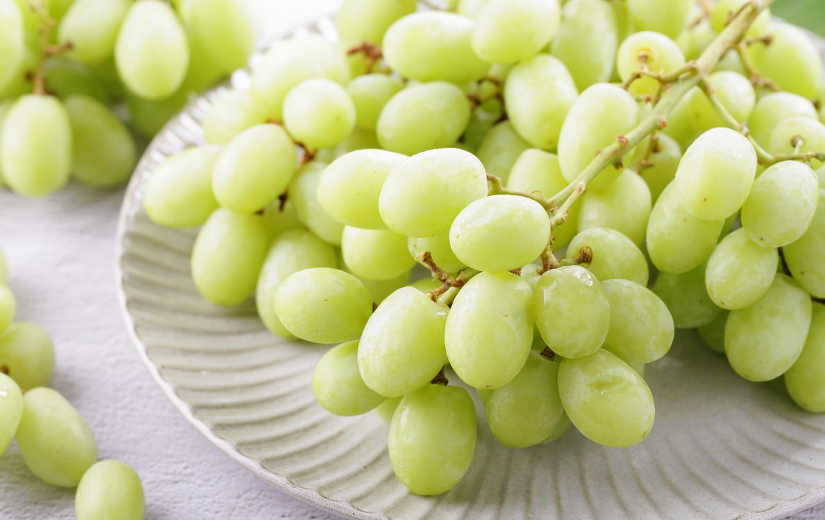 鲜脆无籽绿葡萄2袋/约1.6公斤