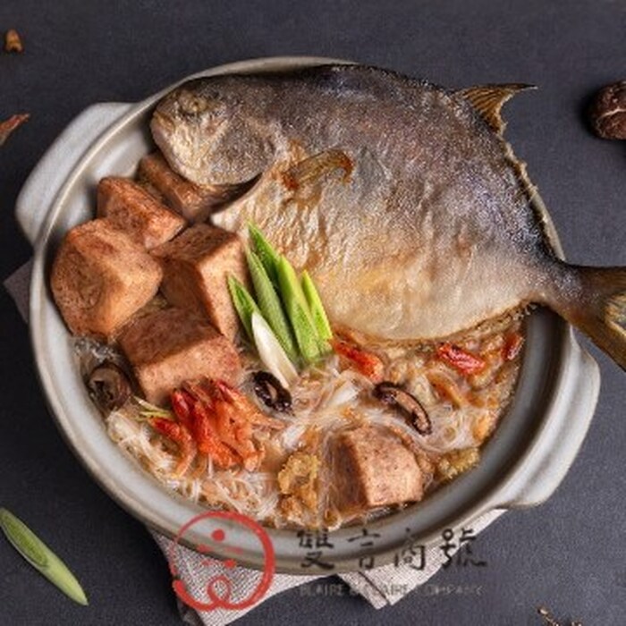 【雙言商號】雞湯熬鯧魚海鮮炊粉
