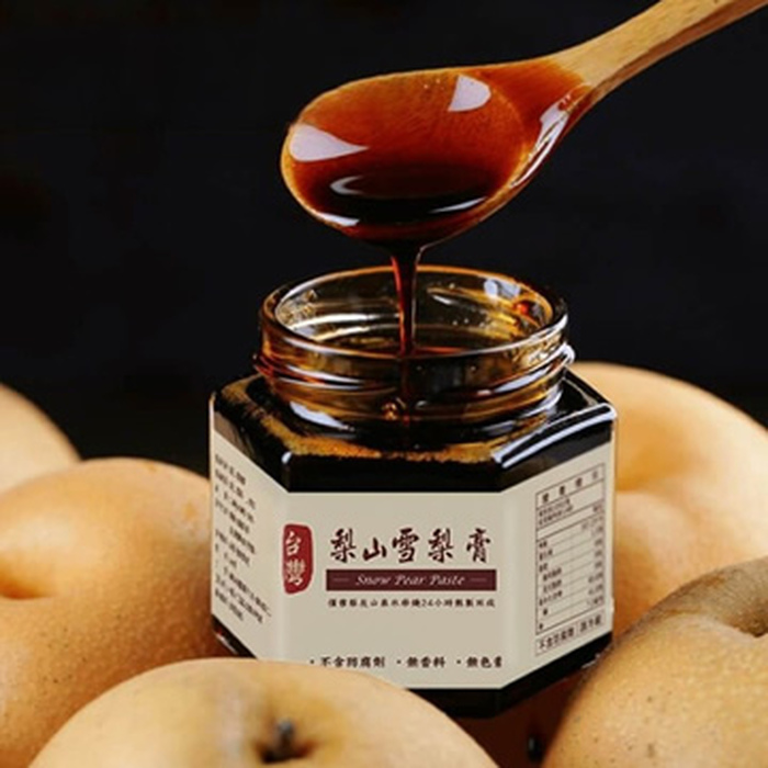 手工熬製台灣梨山雪梨膏