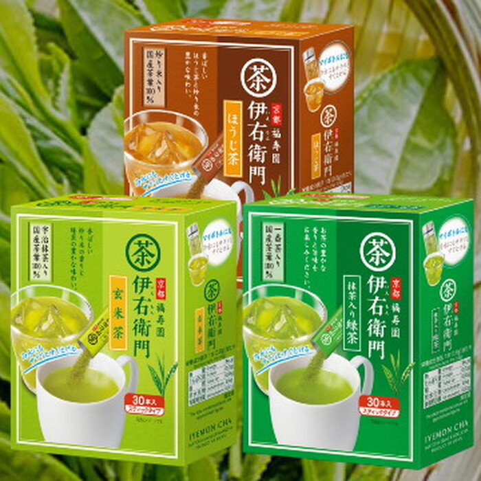 【日本伊右衛門】即溶茶飲