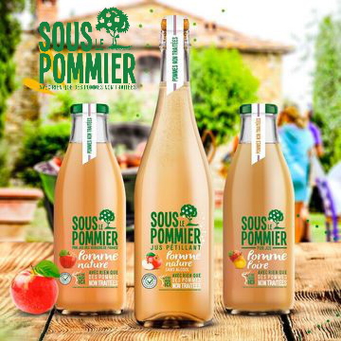 【法國蘋果樹下】氣泡蘋果汁