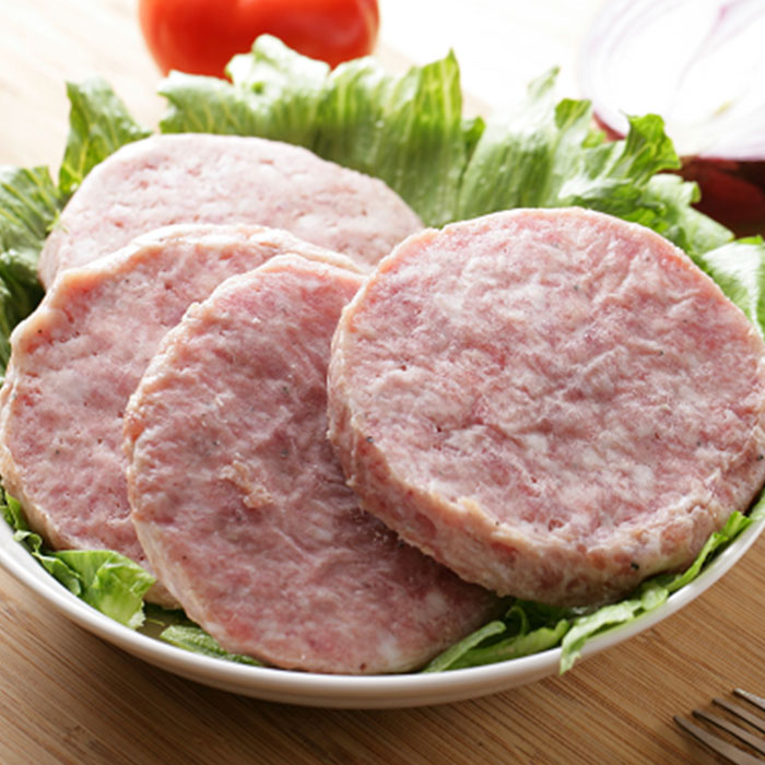 [東寶黑豬]經典漢堡肉排/約450g(4片裝)