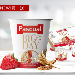 【買一送一】PASCUAL｜草莓穀物優格/120gx4入