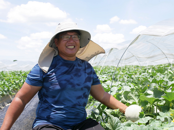 不求豐收的甜瓜職人｜雲林滿月圓哈密瓜